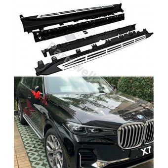 Боковые пороги OE-style, интегрированные, BMW X7, 2018-н.в.